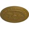 Ekena Millwork Exeter Ceiling Medallion (Fits Canopies up to 3 1/8"), Hand-Painted Gold, 17 3/4"OD x 1 1/8"P CM17EXGLS - alternate 3